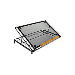 Relaunch Aggregator Black Solid Steel Laptop Riser (MI7270)