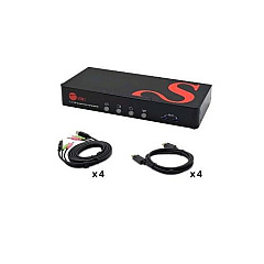 SIIG 4p Hdmi 1.4 Quad-screen Kvm Switch (CEKV0A11S1)