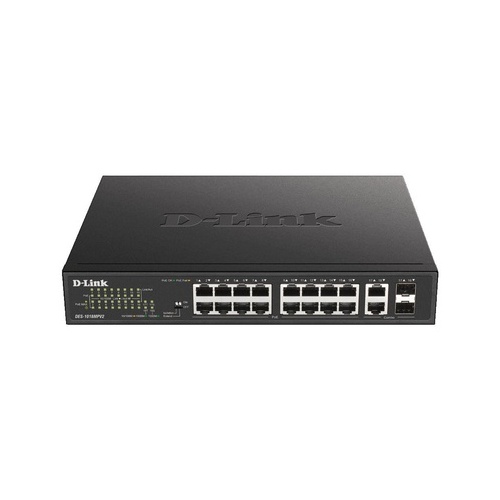 D-Link 18-port 10/100 Unmanaged (DES1018MPV2)