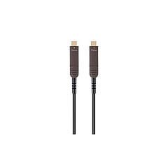 Monoprice Slimrun Av Usb 3.1 Type-c To Type-c Video-only Cable_ 30ft_ 4k@60hz_ Fiber Optic_ Aoc (38578)