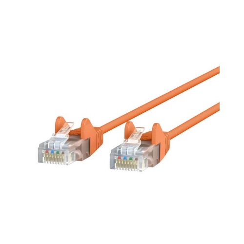 Belkin Belkin Cat6 Slim 28awg Cable-orange-25ft (CE001B25-ORG-S)