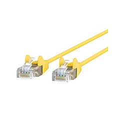 Belkin Belkin Cat6 Slim 28awg Cable-yellow-25ft (CE001B25-YLW-S)