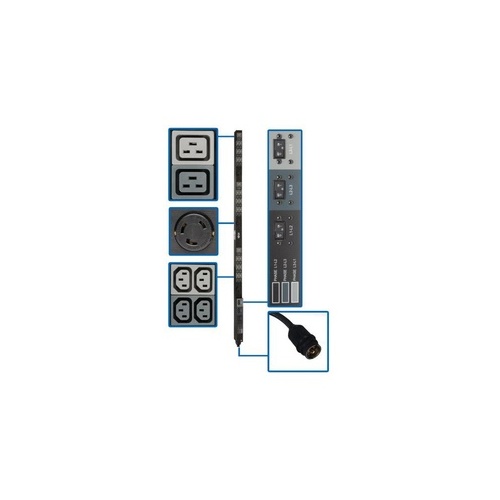 Tripp Lite Pdu 3-phase 208v 14.4kw 36 C13 9 C19 0u (PDU3V6H50A)