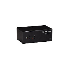 Black Box Kvm Switch - 2-port, Dual-monitor, Displayport 1.2, 4k 60hz, Usb 3.1 Hub, Audio, Gsa, Taa (KV6222DP) Black Box Kvm Switch - 2-port, Dual-monitor, Displayport 1.2, 4k 60hz, Usb 3.1 Hub, Audio, Gsa, Taa (KV6222DP)