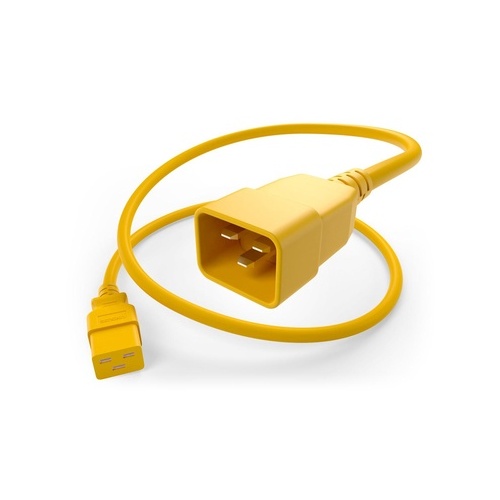 Uncommonx Power Cable Sjt Yellow C19-c20 4ft (PWCDC19C2004FYLW)