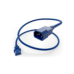 Uncommonx Power Cord C13-c14 Svt 250v 10amp Blue J (PWRC13C1409FBLU)