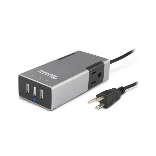 Polarity.IO Plugable 2-outlet Travel Power Strip (PS2USB3)