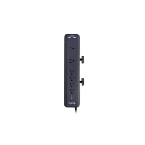 Polarity.IO Plugable 6 Ac Outlet Surge Protector (PS6USB2DC)