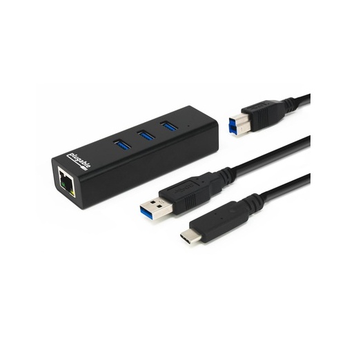 Polarity.IO Plugable 3 Port Usb 3.0 Bus Powered Hub (USB3HUB3ME)