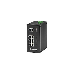 Black Box Gigabit Ethernet Extreme Temperature Poe+ Switch(8)10/100-mbps Copper Rj45 Poe+,(2)10/100/1000-mbps Copper Rj45 (LPH3100A) Black Box Gigabit Ethernet Extreme Temperature Poe+ Switch(8)10/100-mbps Copper Rj45 Poe+,(2)10/100/1000-mbps Copper Rj45 (LPH3100A)