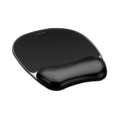 Fellowes Crystalsgel Mousepad Wrist Support Black (9112101) Fellowes Crystalsgel Mousepad Wrist Support Black (9112101)