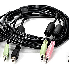 Vertiv Cable Assy, 1-usb/2-audio, 6ft (CBL0134)