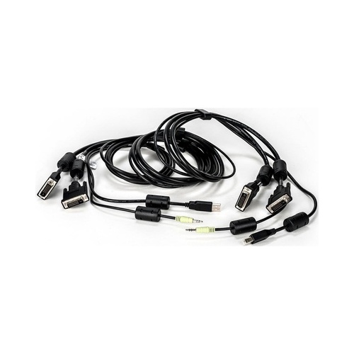 Vertiv Cable, 2-dvi-d/1-usb/1-aud, 6ft (CBL0152)