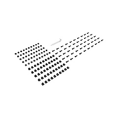 Vertiv M6 Cage Nuts, Screws Qty 50 (VRA5000)