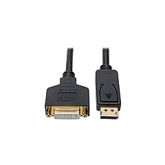 Tripp Lite Displayport To Dvi Adapter Cable M/f 1ft (P134-001-GC) Tripp Lite Displayport To Dvi Adapter Cable M/f 1ft (P134-001-GC)