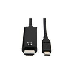 Tripp Lite Usb C Hdmi Adapter Cable M/m Black 9ft (U444009H4K6BE)