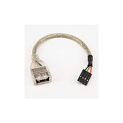 Rocstor 6in Usb 2.0 Cable - Usb A Female To Usb (Y10A208B1) Rocstor 6in Usb 2.0 Cable - Usb A Female To Usb (Y10A208B1)