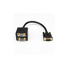 Rocstor 1 Ft Vga To 2x Vga Video Splitter Cable (Y10A209B1) Rocstor 1 Ft Vga To 2x Vga Video Splitter Cable (Y10A209B1)