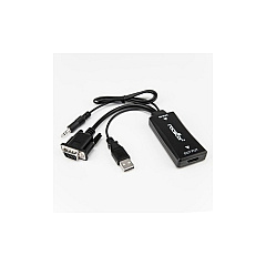 Rocstor Vga To Hdmi Portable Adapter With Usb Au (Y10A218B1) Rocstor Vga To Hdmi Portable Adapter With Usb Au (Y10A218B1)