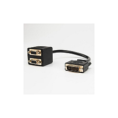 Rocstor 1 Ft Dvi-i Analog To 2x Vga Video Splitt (Y10A219B1) Rocstor 1 Ft Dvi-i Analog To 2x Vga Video Splitt (Y10A219B1)
