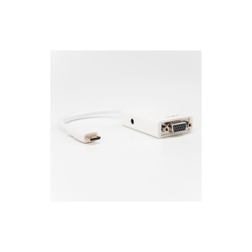 Rocstor Mini Hdmi To Vga Adapter M/f - 1920x1080 (Y10A225W1)