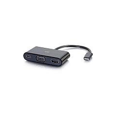 C2G Usb C To Hdmi Vga Adapter W/ Power Black (26884) C2G Usb C To Hdmi Vga Adapter W/ Power Black (26884)