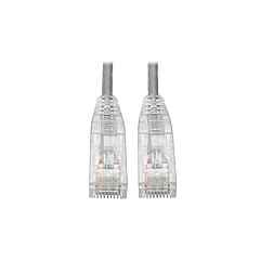 Tripp Lite Cat6 Snagless Molded Slim Utp Gray 8in (N201S8NGY)