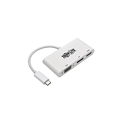 Tripp Lite Usb C To Hdmi Dp Vga Adapter 4k Usb-c (U444-06N-HVDPW)