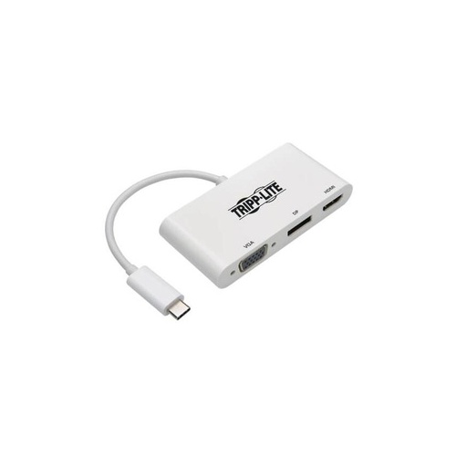Tripp Lite Usb C To Hdmi Dp Vga Adapter 4k Usb-c (U444-06N-HVDPW)