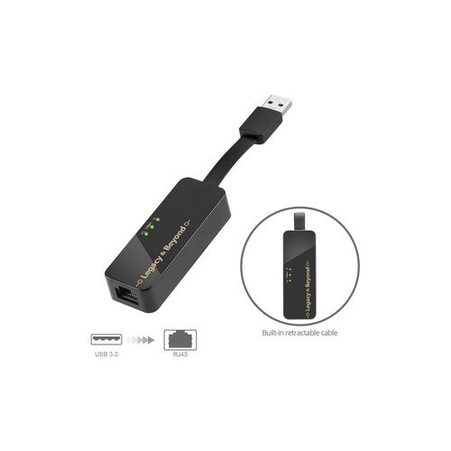SIIG Portable Usb 3.0 Gigabit Ethernet (LBUS0714S1)