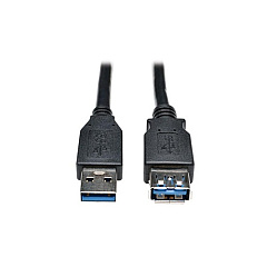 Tripp Lite Usb-a Extension Cable 3.0 M/f Black 3ft (U324-003-BK)