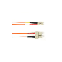 Black Box Om2 50/125 Multimode Fiber Optic Patch Cable - Ofnr Pvc, Sc To Lc, Orange, 3-m (9.8-ft.), Gsa, Taa, Non-returnable/non-cancelable (FOCMR50-003M-SCLC-OR) Black Box Om2 50/125 Multimode Fiber Optic Patch Cable - Ofnr Pvc, Sc To Lc, Orange, 3-m (9.8-ft.), Gsa, Taa, Non-returnable/non-cancelable (FOCMR50-003M-SCLC-OR)