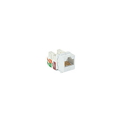 Black Box Cat6a Keystone Jack - Unshielded, Rj45, White, Gsa, Taa (C6AJA70-WH-R2) Black Box Cat6a Keystone Jack - Unshielded, Rj45, White, Gsa, Taa (C6AJA70-WH-R2)