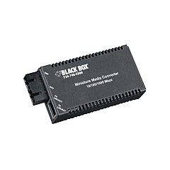 Black Box Gigabit Ethernet (1000-mbps) Media Converter - 10/100/1000-mbps Copper To 1000-mbps Multimode Fiber, 850nm, 0.3km, Sc, Taa (LGC120A-R3) Black Box Gigabit Ethernet (1000-mbps) Media Converter - 10/100/1000-mbps Copper To 1000-mbps Multimode Fiber, 850nm, 0.3km, Sc, Taa (LGC120A-R3)