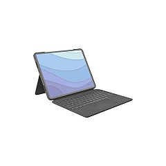 Logitech Combo Touch Ipad Pro 12.9-inch (5th Generation) Keyboard Case - Backlit Keyboard, Trackpad - Oxford Gray (920010097) Logitech Combo Touch Ipad Pro 12.9-inch (5th Generation) Keyboard Case - Backlit Keyboard, Trackpad - Oxford Gray (920010097)
