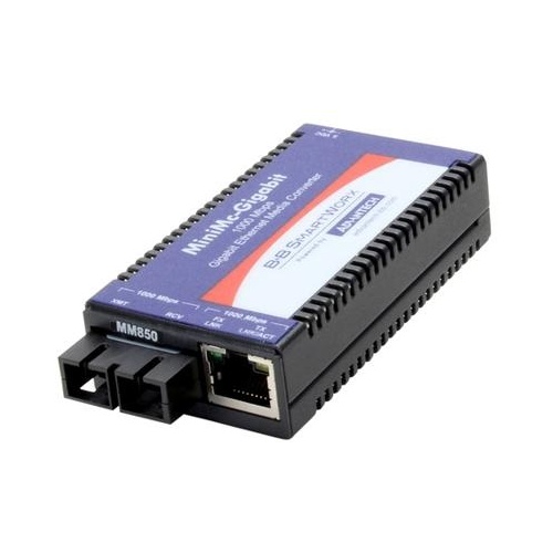 B+B Smartworx Minimc-gigabit,tx/lx-sm1310 -sc (w/ac Adapter) (IMC371SMPS)