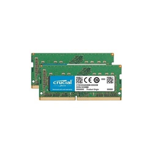 Mist Systems Micron 64gb Kit Ddr4-2666 Sodimm 1.2v Cl19 (CT2K32G4S266M)