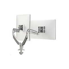 Chief Manufacturing K1 Desk Mnt 2-mon Dual 2l Arms Slv Taa (K1D220SG)