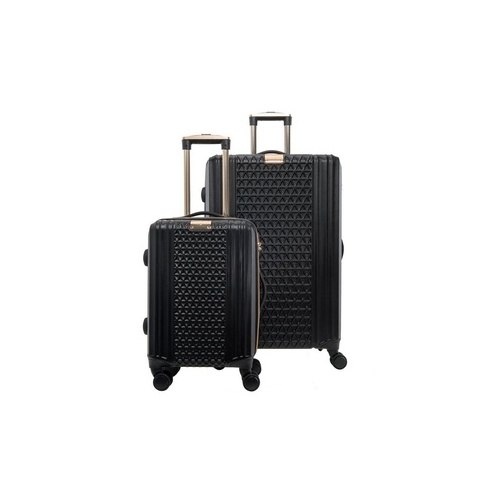 Ecoprintq St Tropez Hard Sided Luggage 2 Piece Set (SLSTPHLBK2P)
