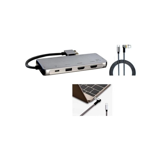 Snapt Vp6960 Usb-c Mini Dock Dual 4k Hdmi With Magtech Power Cable (VP6960CAB)