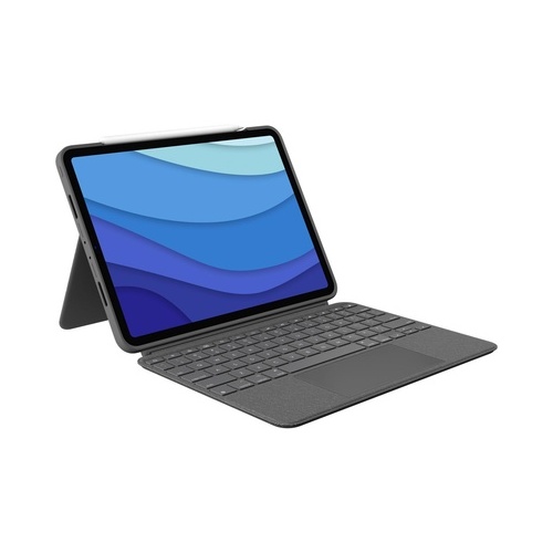 Logitech Combo Touch For Ipad Pro 12.9 Inch - 5th Generation - Sand (920-010119)