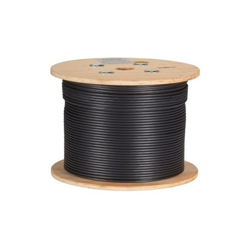 Black Box Cat6a 650-mhz Stranded Ethernet Bulk Cable - Unshielded (utp), Cm Pvc, Poe, Black, 1000-ft. (304.8-m) Spool, Gsa, Taa (C6ABC50-STR-BK-1000)
