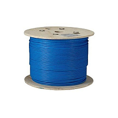 Black Box Cat6a 650-mhz Stranded Ethernet Bulk Cable - Unshielded (utp), Cm Pvc, Poe, Blue, 1000-ft. (304.8-m) Spool, Gsa, Taa (C6ABC50-STR-BL-1000) Black Box Cat6a 650-mhz Stranded Ethernet Bulk Cable - Unshielded (utp), Cm Pvc, Poe, Blue, 1000-ft. (304.8-m) Spool, Gsa, Taa (C6ABC50-STR-BL-1000)