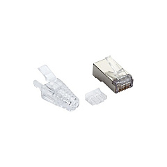 Black Box Cat6a Modular Rj-45 Plug With Load Bar And Clear Snagless Strain Relief Boot Shielded,solid/stranded Conductor,100-pack,gsa,taa (FMTP6AS-CL-100PAK) Black Box Cat6a Modular Rj-45 Plug With Load Bar And Clear Snagless Strain Relief Boot Shielded,solid/stranded Conductor,100-pack,gsa,taa (FMTP6AS-CL-100PAK)
