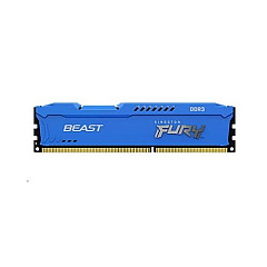 Kingston 4gb 1600mhz Ddr3 Cl10 Dimm Fury Beast Blue (KF316C10B/4)