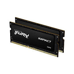 Kingston 16gb 1600mhz Ddr3l Cl9 Sodimm (kit Of 2) 1.35v Fury Impact (KF316LS9IBK2/16)