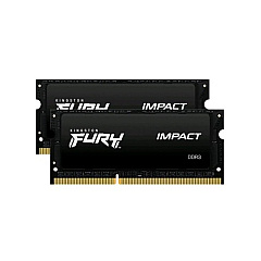 Kingston 8gb 1600mhz Ddr3l Cl9 Sodimm (kit Of 2) 1.35v Fury Impact (KF316LS9IBK2/8)