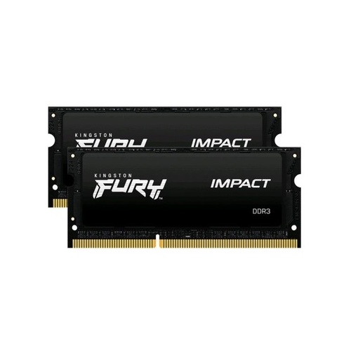 Kingston 8gb 1600mhz Ddr3l Cl9 Sodimm (kit Of 2) 1.35v Fury Impact (KF316LS9IBK2/8)