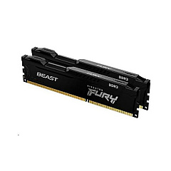 Kingston 16gb 1866mhz Ddr3 Cl10 Dimm (kit Of 2) Fury Beast Black (KF318C10BBK2/16)