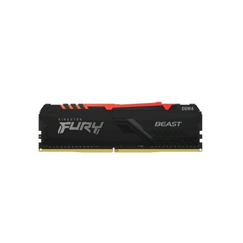 Kingston 8gb 2666mhz Ddr4 Cl16 Dimm Fury Beast Rgb (KF426C16BBA/8)